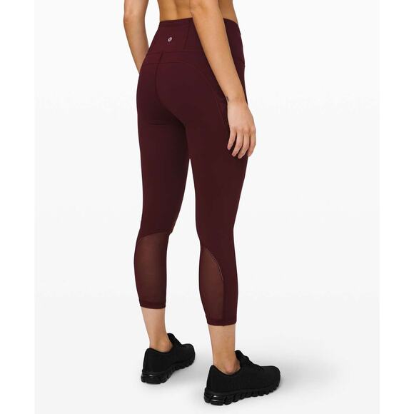 Lululemon Fast & Free Crop 23" *Mesh Size 10 Special Edition - Picture 11 of 11